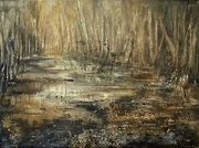 1986,Lužní les II, olej,plátno,110x80